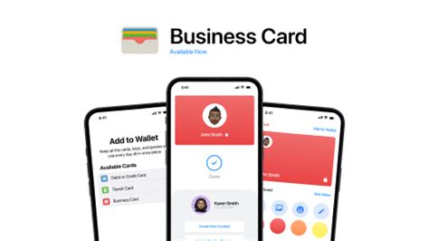 apple wallet business card nfc|create a business card for apple.